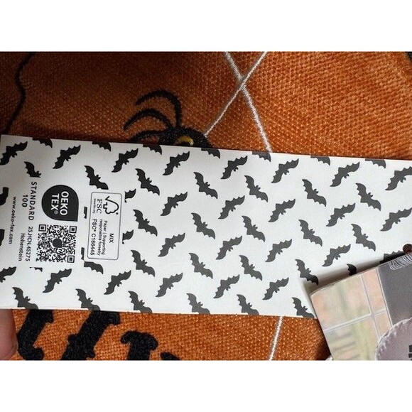 Cupcake & Cashmere Literally Dead Tombstone Halloween Pillow 20" x 13" Skeleton‎ - Picture 5 of 7